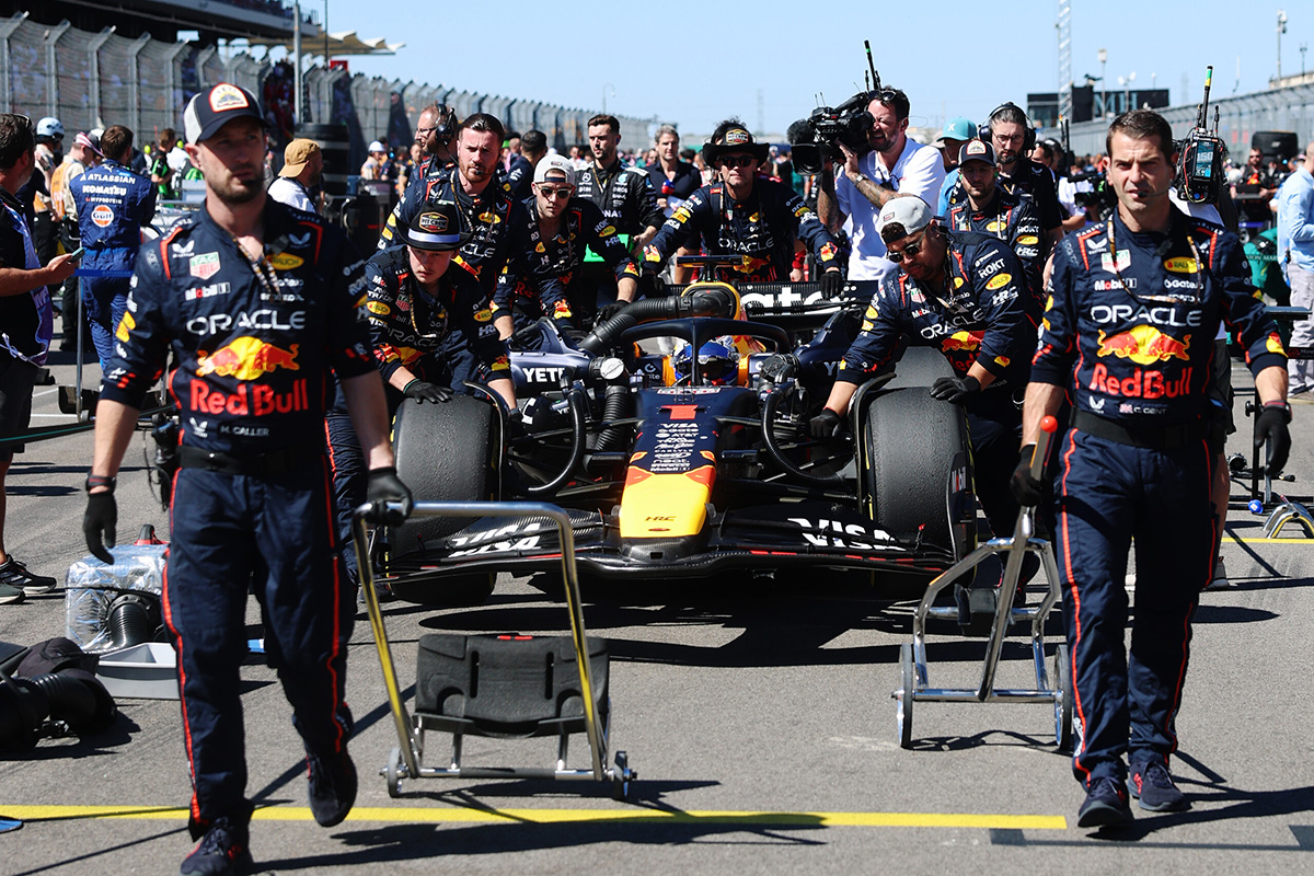 Red Bull Fined for Attempting to Remove Norris's Grid Marking at US Grand Prix