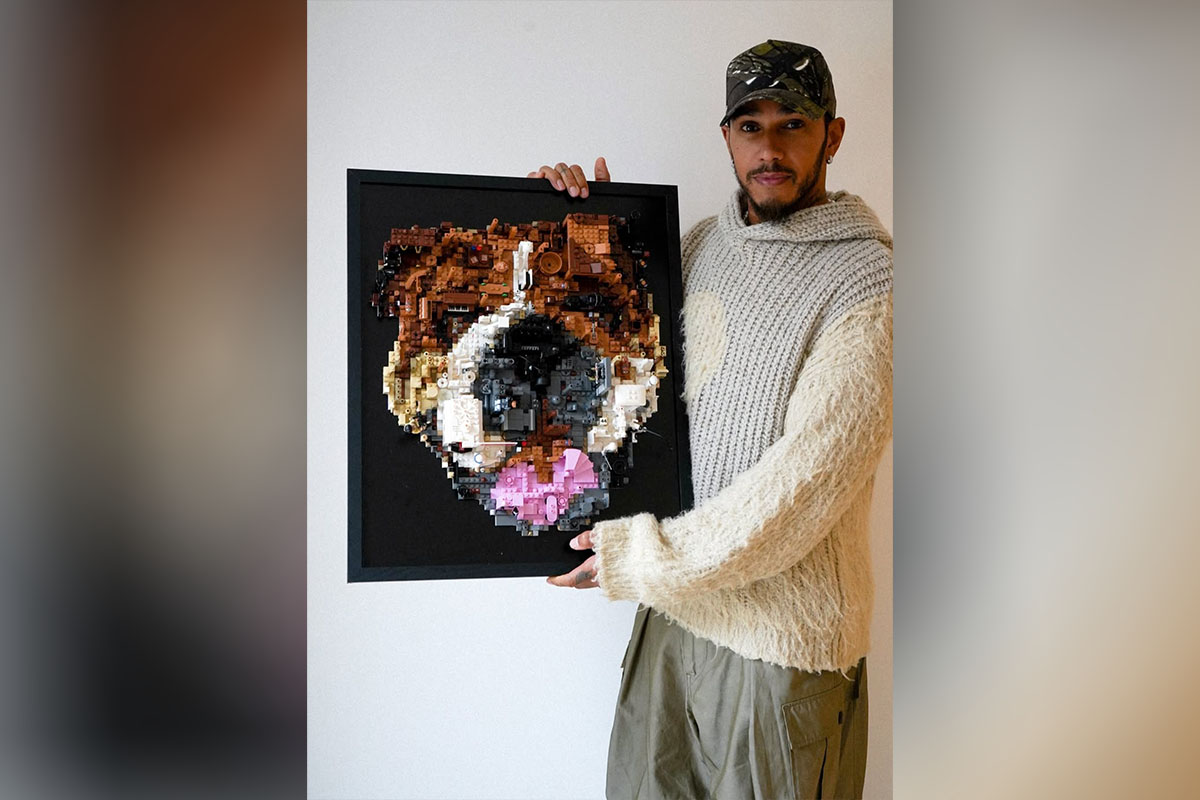 루이스 해밀턴, 반려견 로스코 위한 특별한 레고 선물에 감동