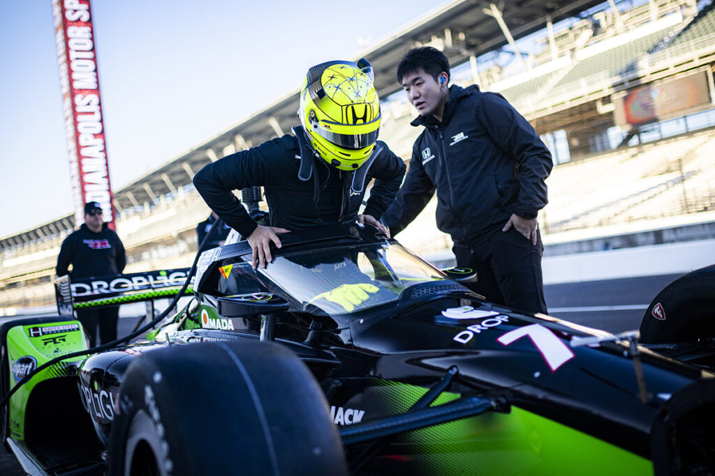 Mick Schumacher Indycar Rahal Letterman Lanigan Racing Honda Test Indianapolis 2025