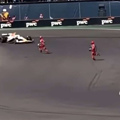 Liam Lawson, Racing Bulls, GP Mexiko, Marshalls, Credit: Privat