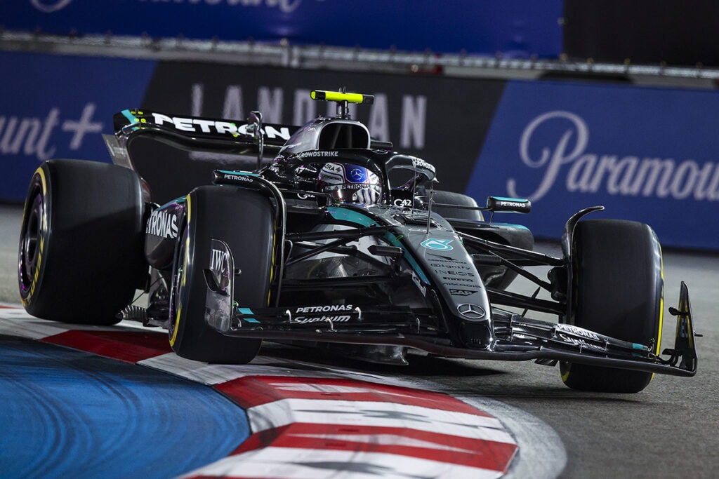 Formel 1 Kimi Antonelli Mercedes Las Vegas 2025