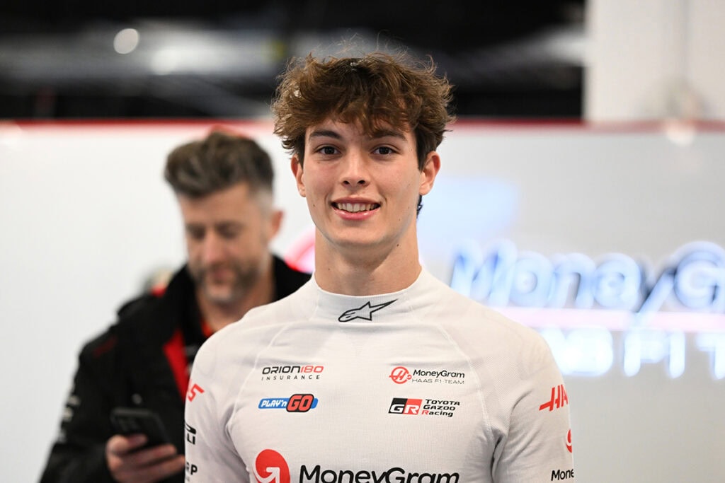 Formel 1 Oliver Bearman Haas Las Vegas 2025