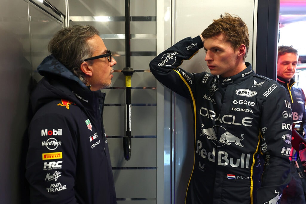 Formel 1 Max Verstappen Laurent Mekies Red Bull Las Vegas 2025
