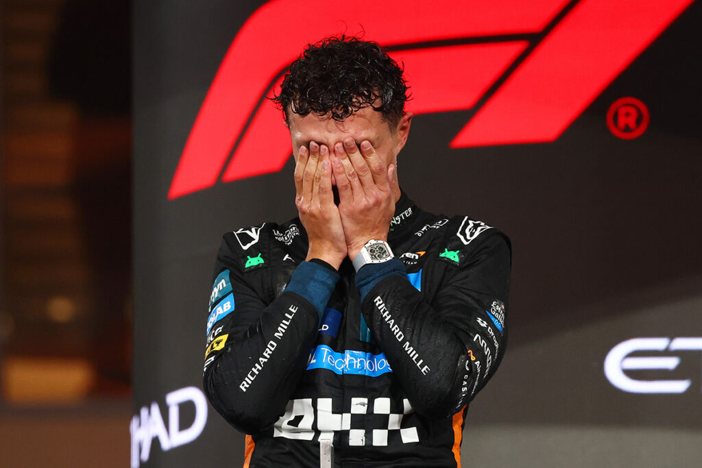 Formel 1 Lando Norris McLaren Weltmeister Abu Dhabi 2025