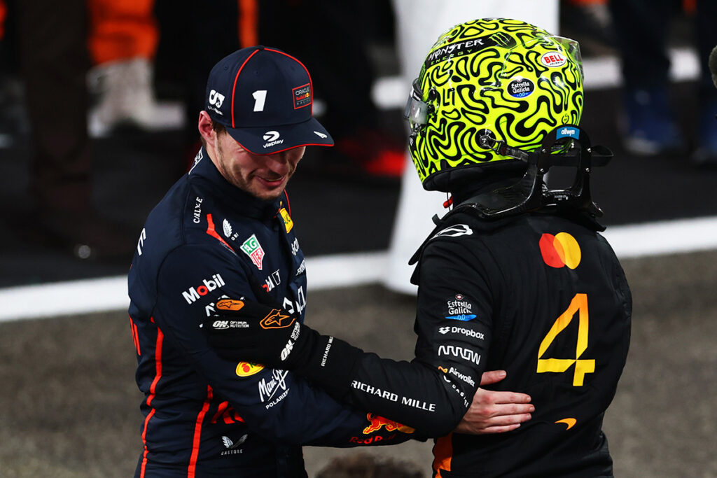 Formel 1 Max Verstappen und Lando Norris Abu Dhabi 2025
