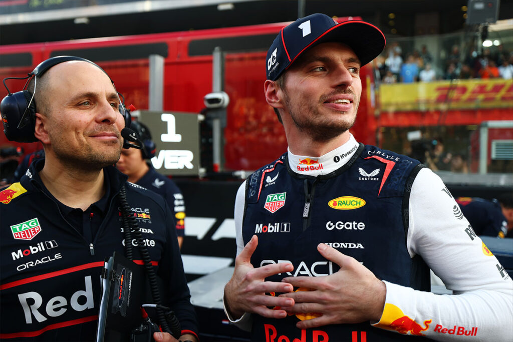 Gianpiero „GP“ Lambiase, Max Verstappen, Red Bull, Credit: Red Bull Content Pool