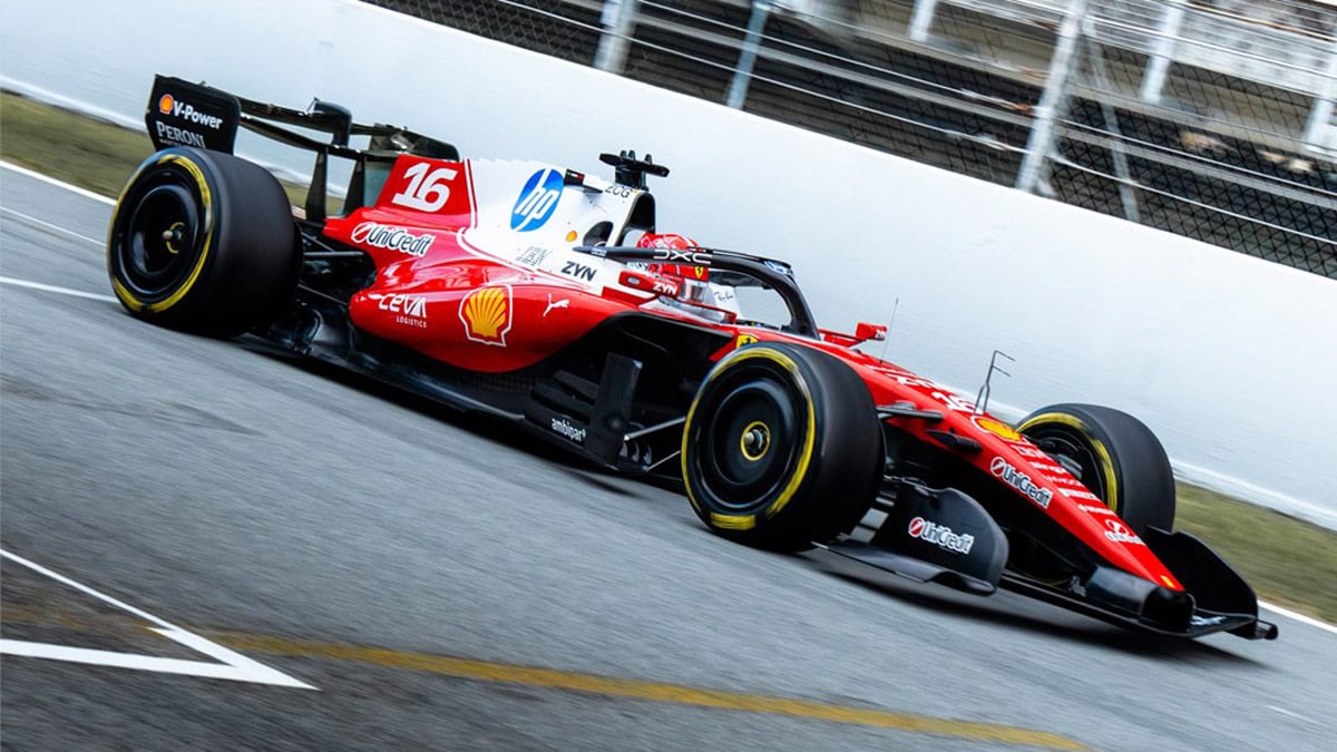 Formel 1 Charles Leclerc Ferrari Barcelona