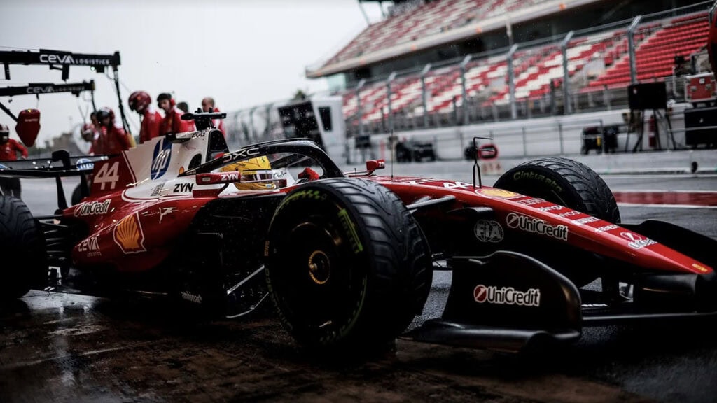 Formel 1 Lewis Hamilton Ferrari Barcelona Test 2026