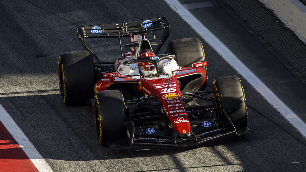 Formel 1 Charles Leclerc Ferrari Barcelona Test 2026