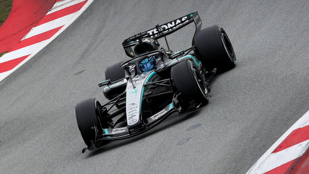 Formel 1 Mercedes George Russell Barcelona 2026