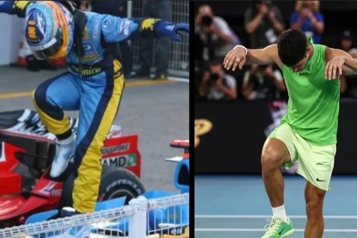 Fernando Alonso und Carlos Alcaraz