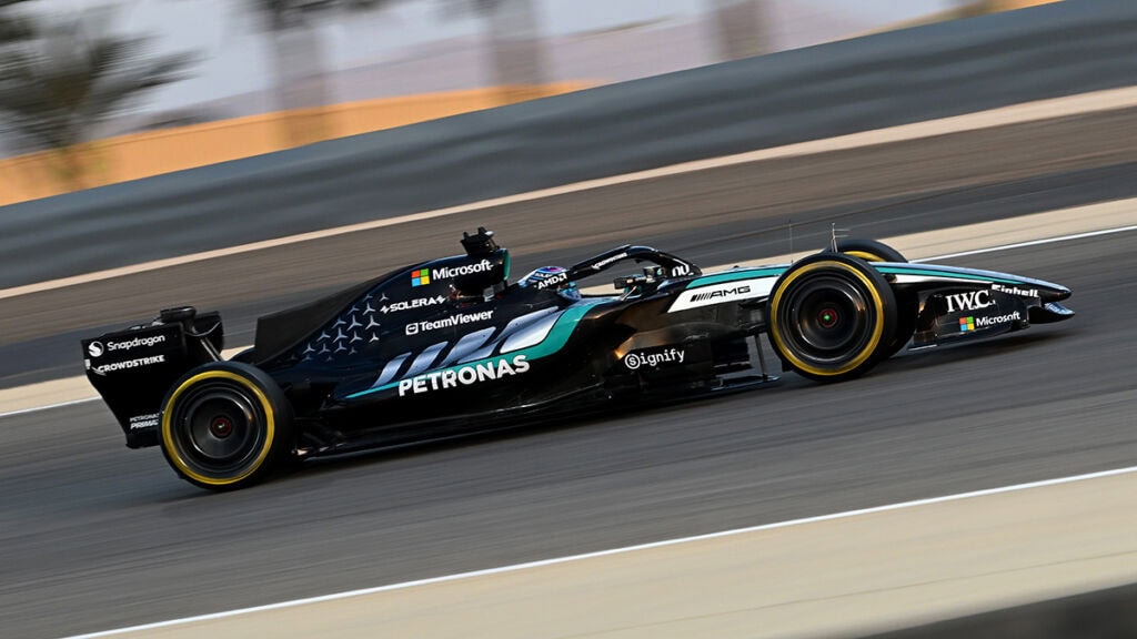 Formel 1 Kimi Antonelli Mercedes Bahrain Test 2026