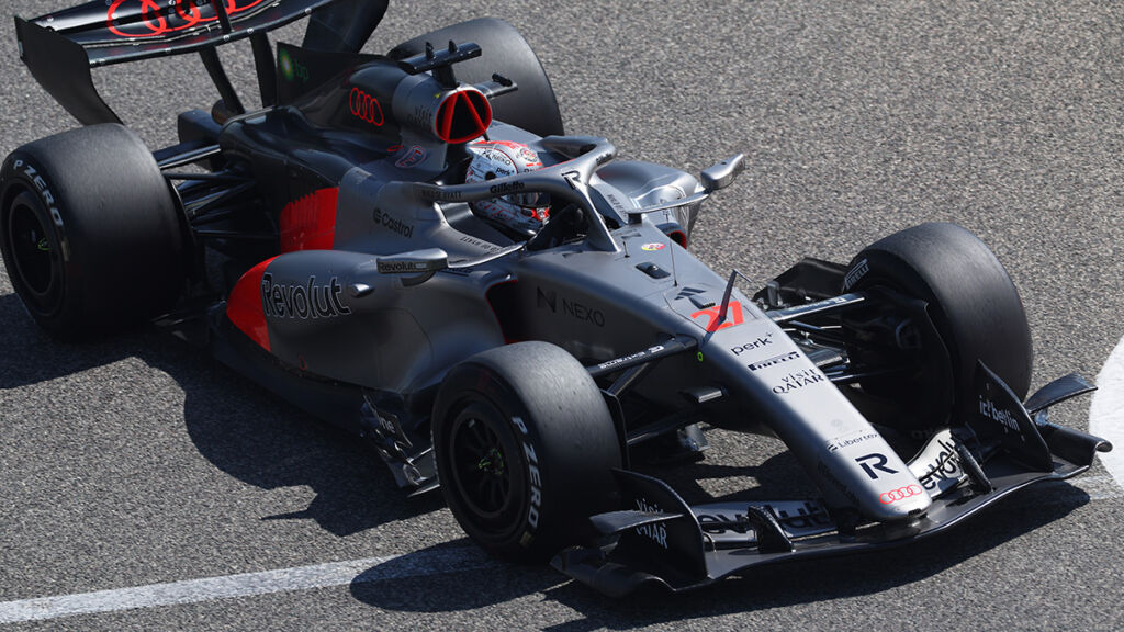Formel 1 Nico Hülkenberg Audi Bahrain Test 2026