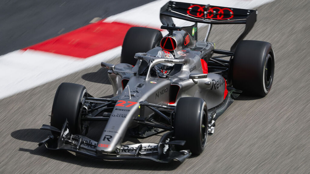 Formel 1 Nico Hülkenberg Audi Bahrain Test 2026