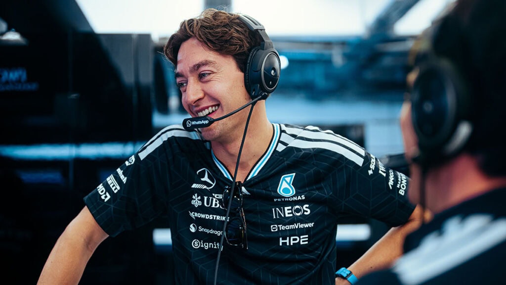 Formel 1 George Russell Mercedes Bahrain Test 2026