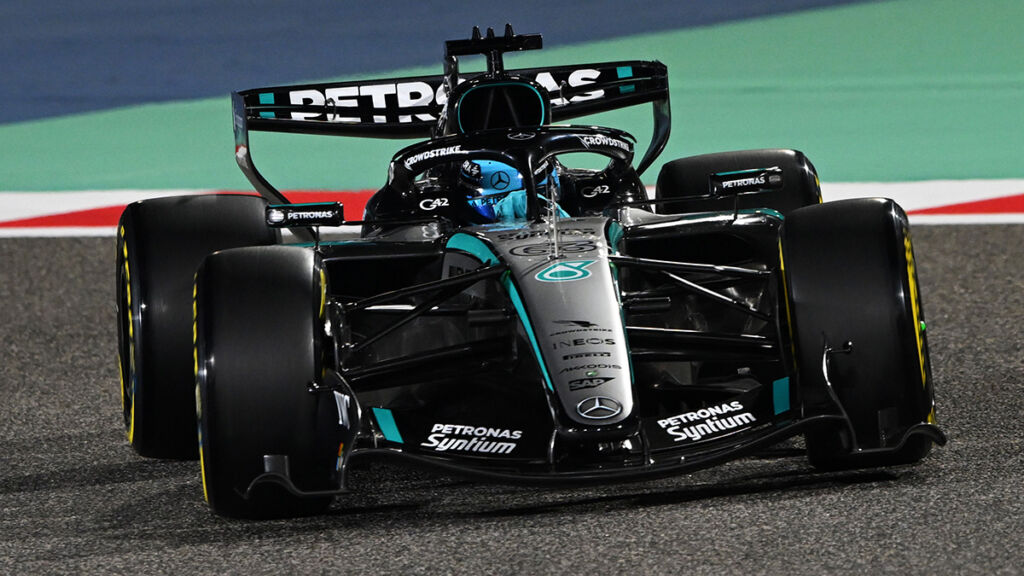 Formel 1 George Russell Mercedes Bahrain Test 2026