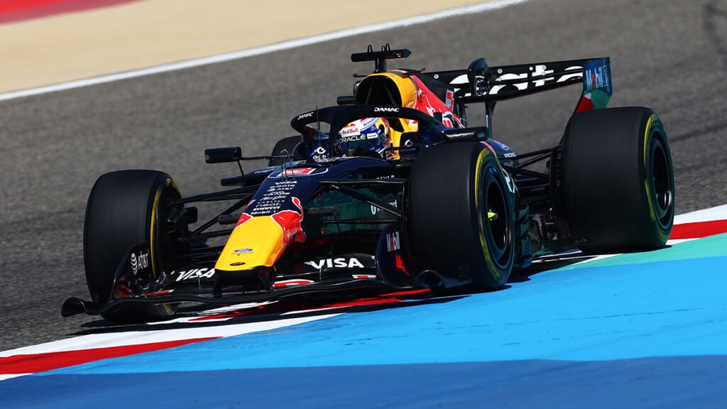 Formel 1 Max Verstappen Red Bull Bahrain test 2026