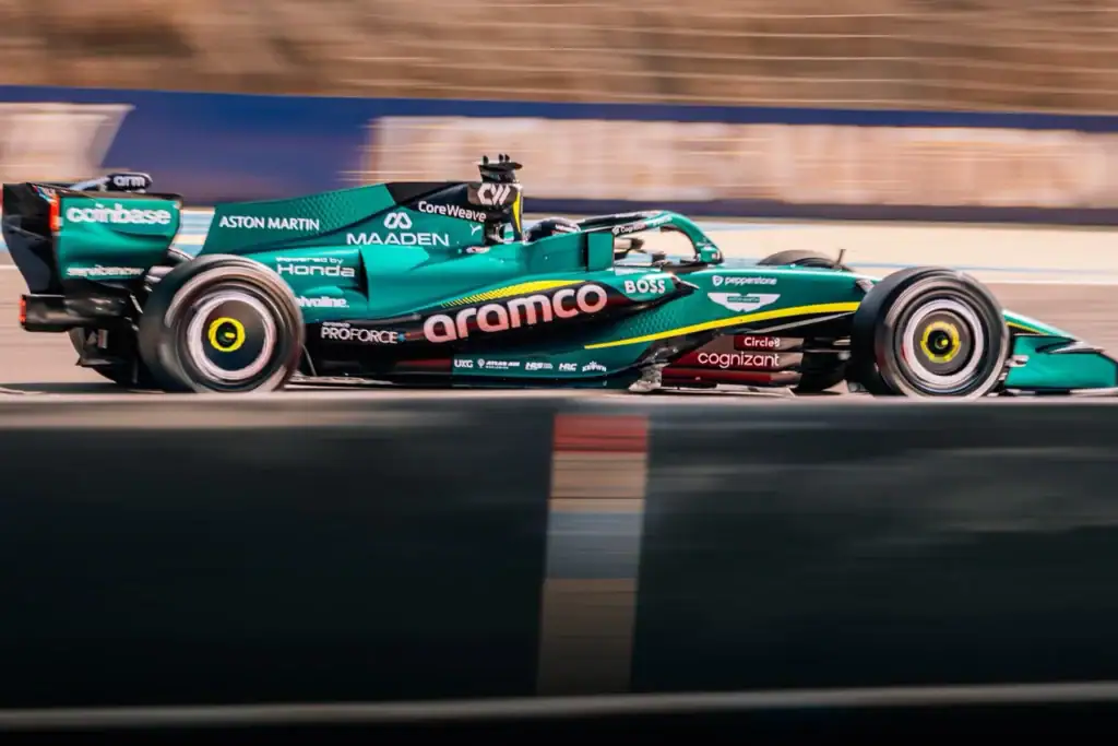 Lance Stroll, Bahrain Test 2026, Credit: Aston Martin