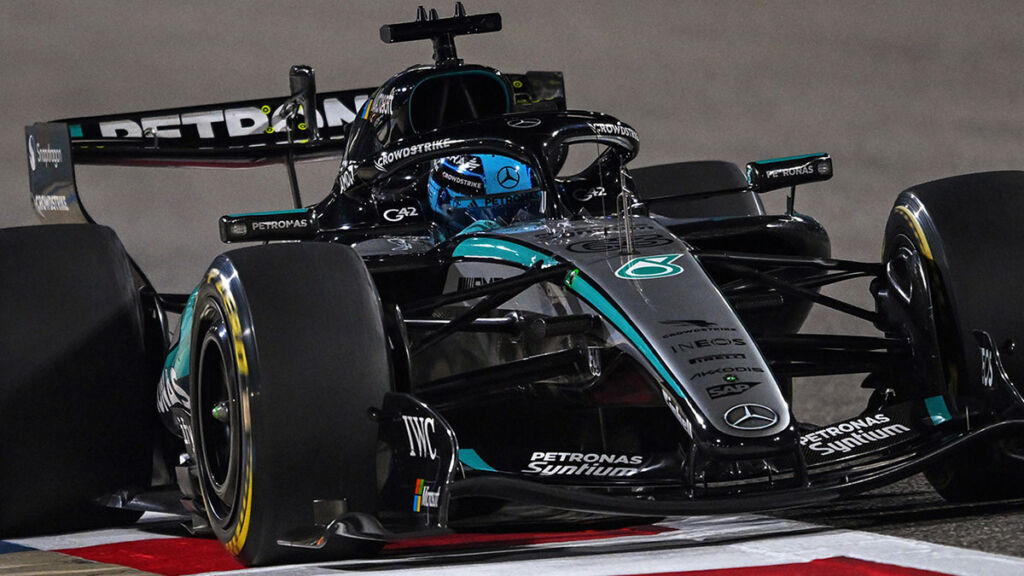 Formel 1 George Russell Mercedes Bahrain Test 2026