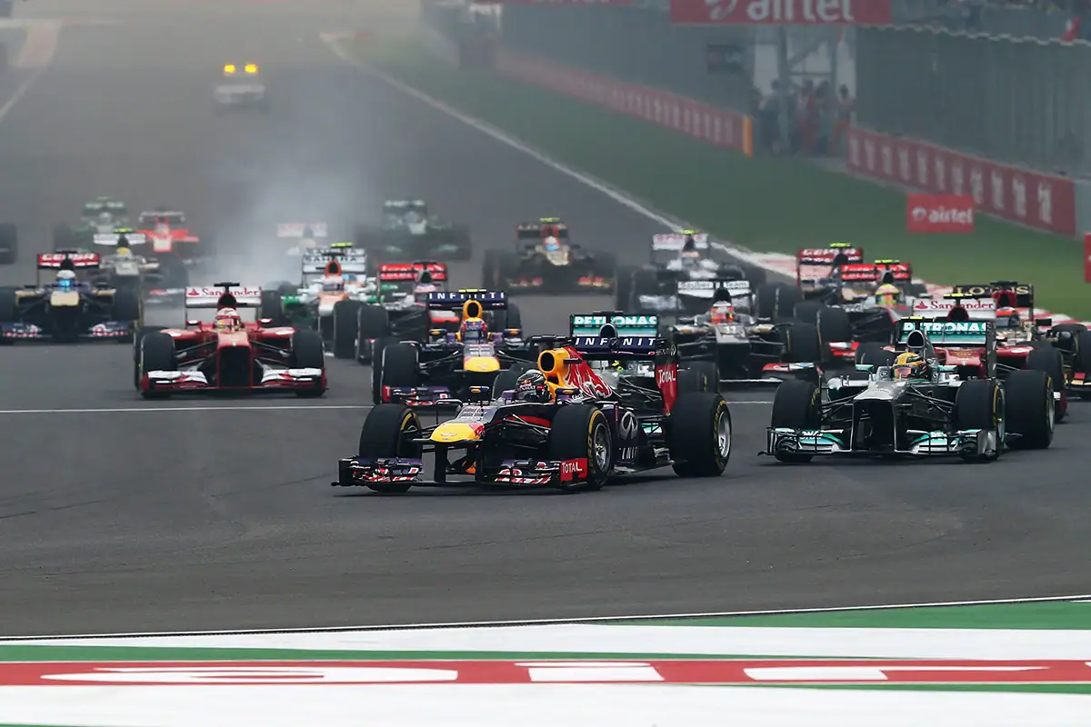 GP Indien 2013, Sebastian Vettel, Credit: Red Bull Content Pool