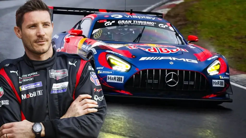 Kevin Estre, Mercedes-AMG GT3, Credit: Montage, Verstappen.com Racing, Porsche