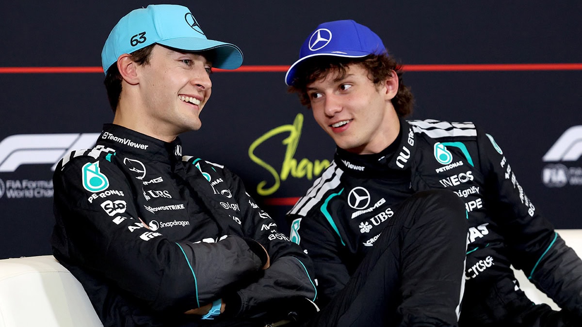 Formel 1 George Russell und Andrea Kimi Antonelli Mercedes China 2026