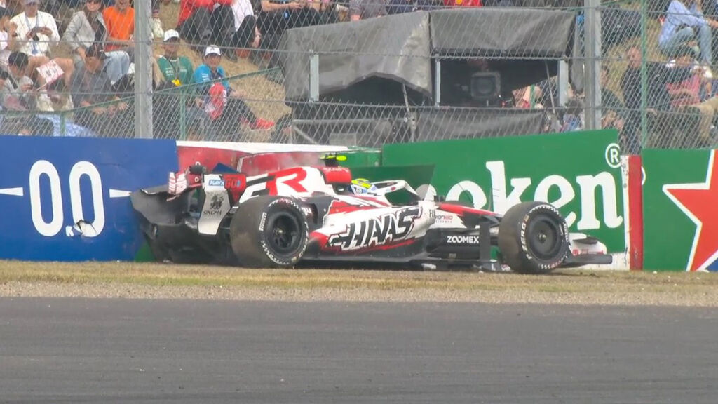 Formel 1 Bearman Crash Japan 2026