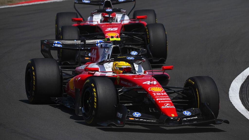 Formel 1 Lewis Hamilton und Charles Leclerc Ferrari China Sprint 2026