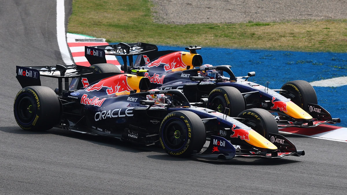 Formel 1 Isack Hadjar und Max Verstappen Red Bull Japan 2026