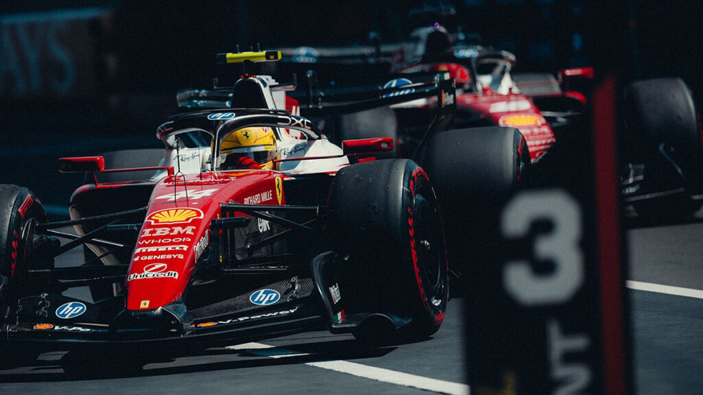 Formel 1 Lewis Hamilton und Charles Leclerc Ferrari China Sprint 2026