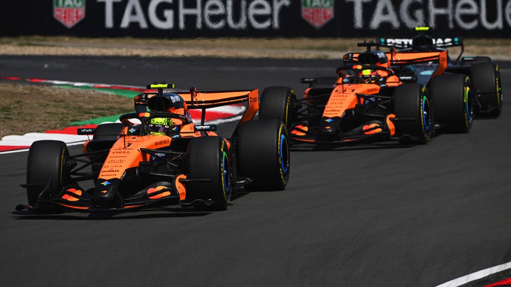 Formel 1 Lando Norris und Oscar Piastri McLaren China Sprint 2026