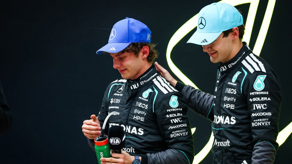 Formel 1 Andrea Kimi Antonelli und George Russell Mercedes China 2026