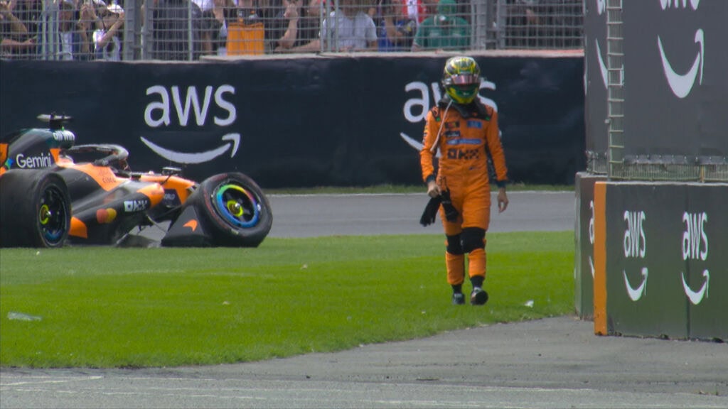 Formel 1 Oscar Piastri Crash Australien 2026