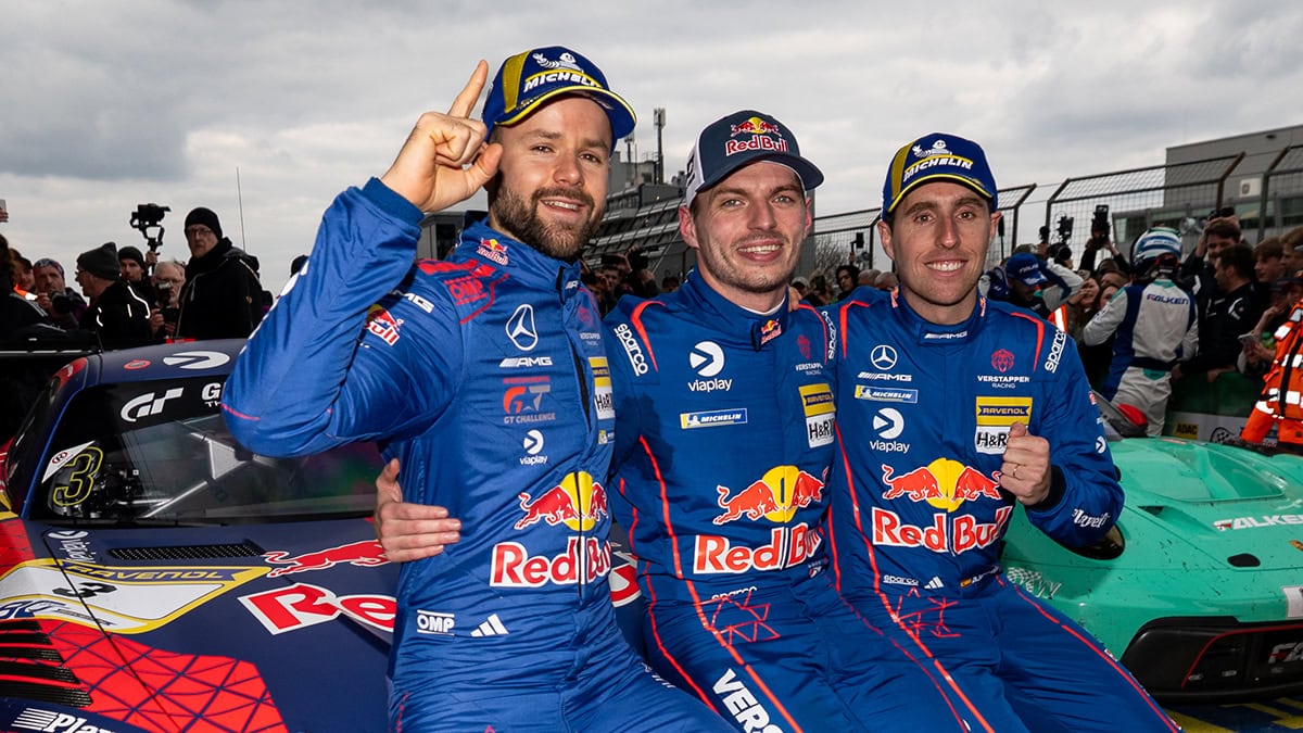 NLS2 2026 Jules Gounon, Max Verstappen und Daniel Juncadella