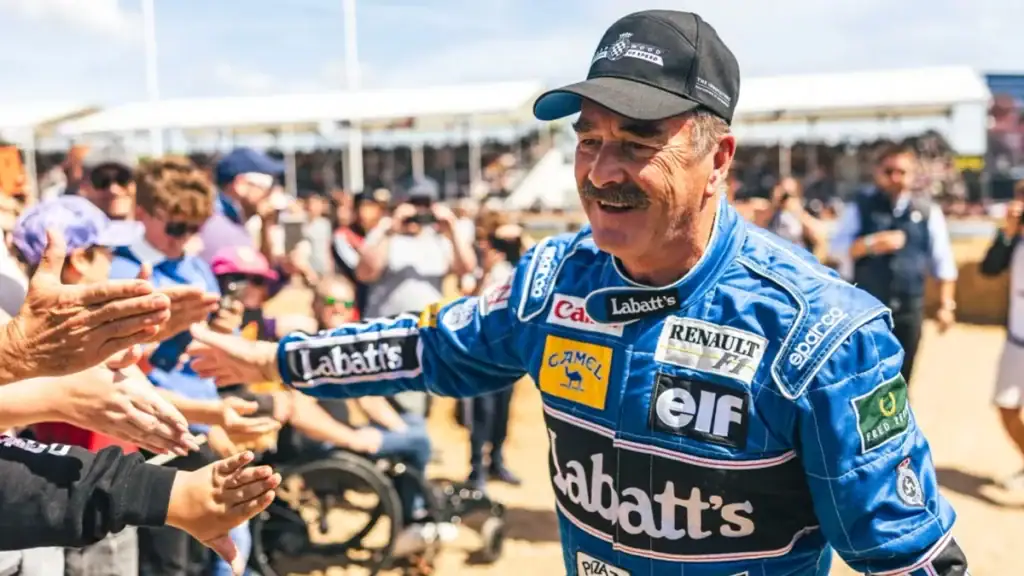 Nigel Mansell. Credit: Williams Racing