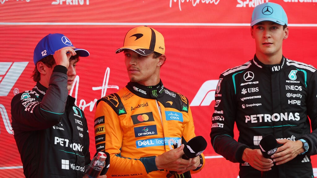 Formel 1 Kanada GP 2026 Sprint Kimi Antonelli, Lando Norris und George Russell
