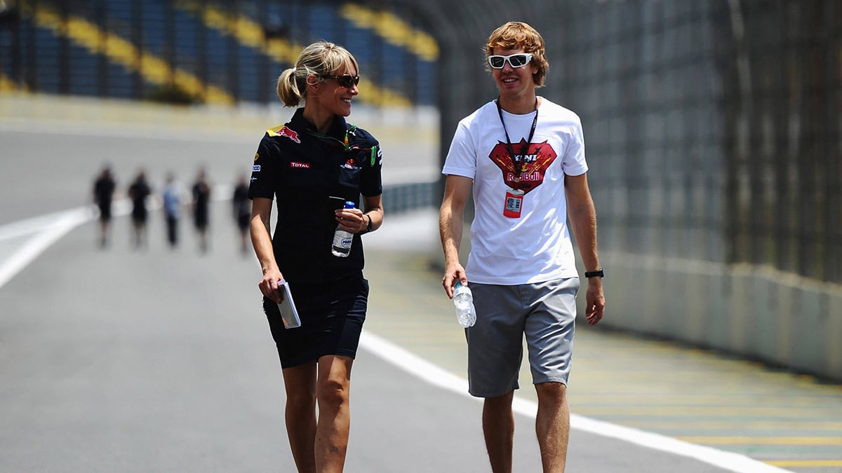 Formel 1 Britta Roeske Sebastian Vettel
