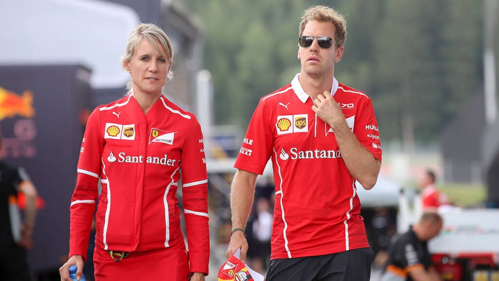 Formel 1 Britta Roeske Sebastian Vettel