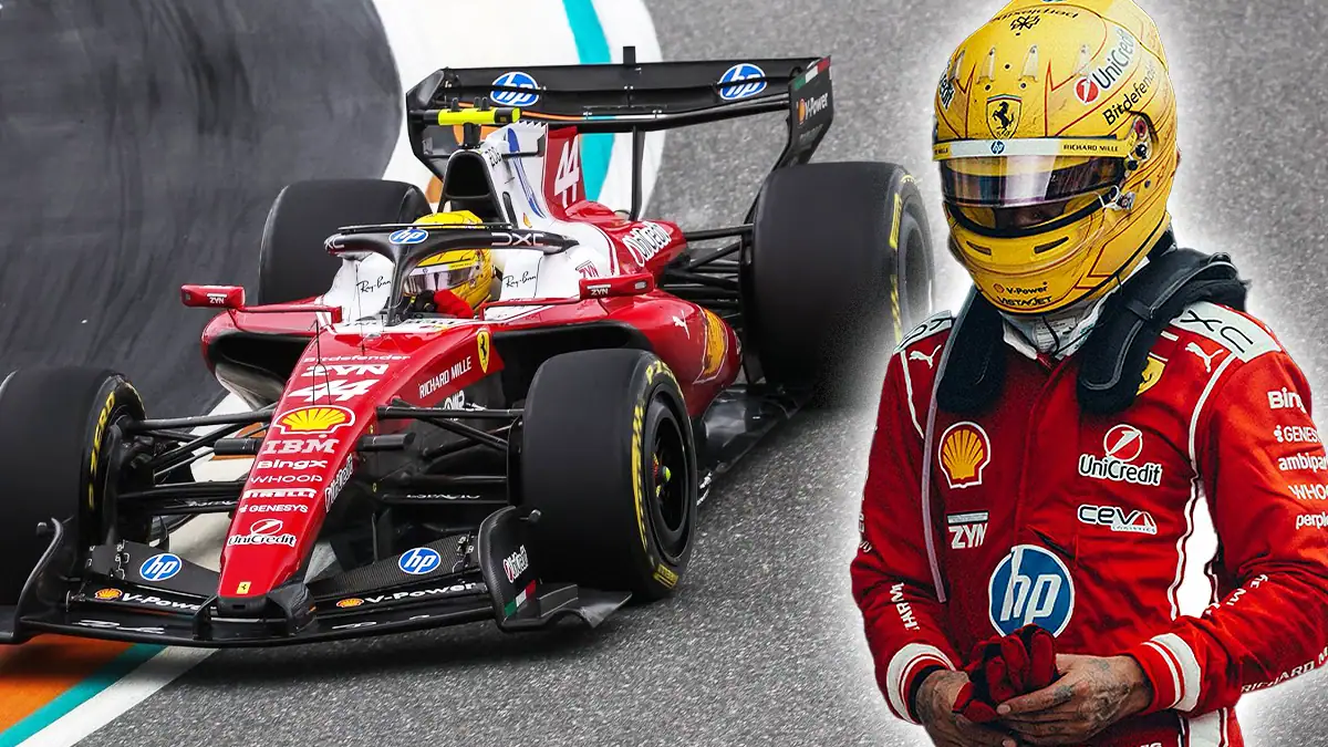 Lewis Hamilton, Credit: Ferrari