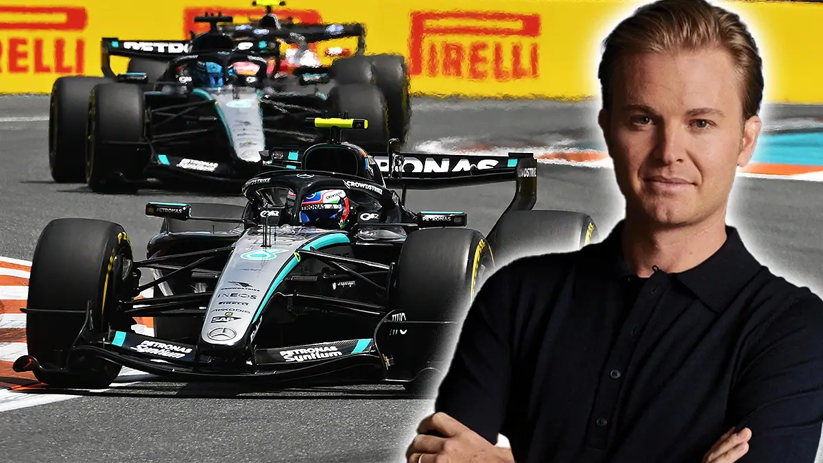 Nico Rosberg, Mercedes, Credit: Mercedes / Montage