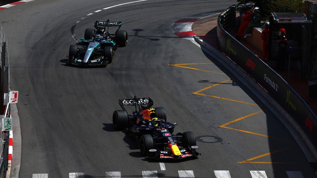 Formel 1 Isack Hadjar vor George Russell Monaco 2026
