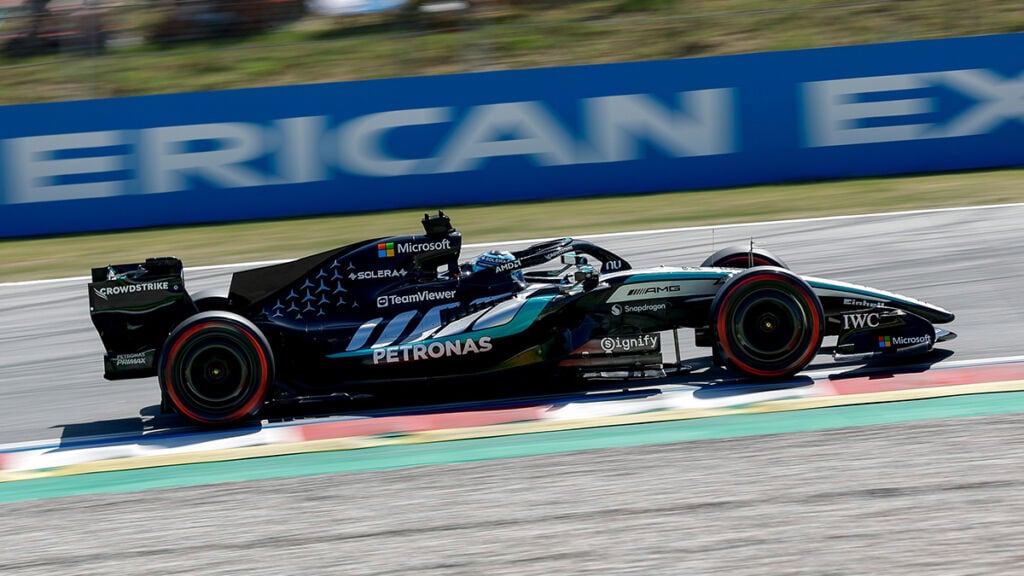 Formel 1 George Russell Mercedes Barcelona 2026