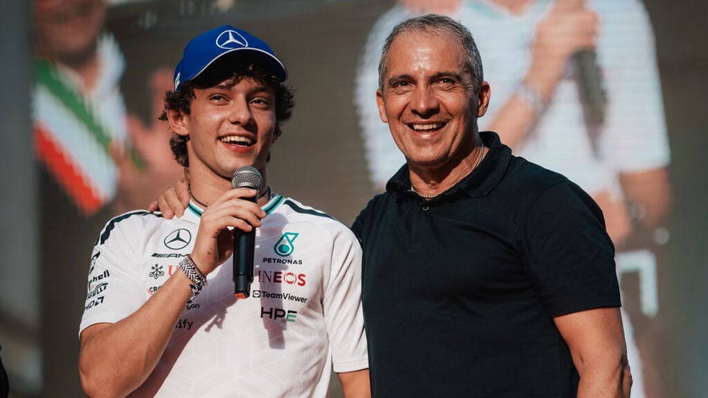 Formel 1 Andrea Kimi Antonelli und Marco Antonelli bei der Trofeo Bandini