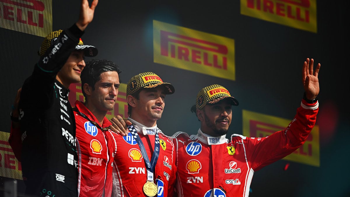 Formel 1 Charles Leclerc Lewis Hamilton und George Russell Silverstone 2026