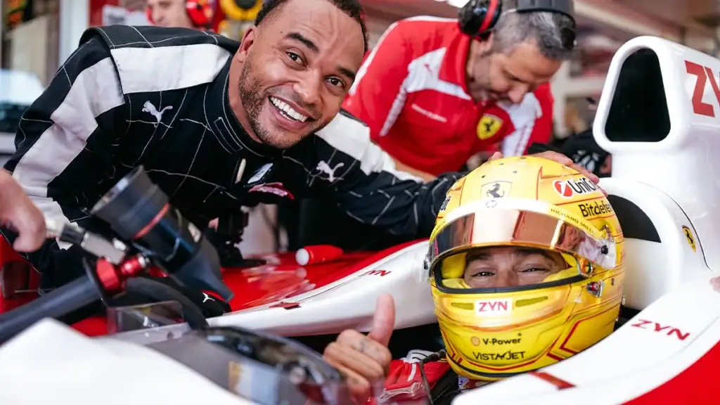 Lewis und Nicolas Hamilton, Credit: Nicolas Hamilton/Facebook